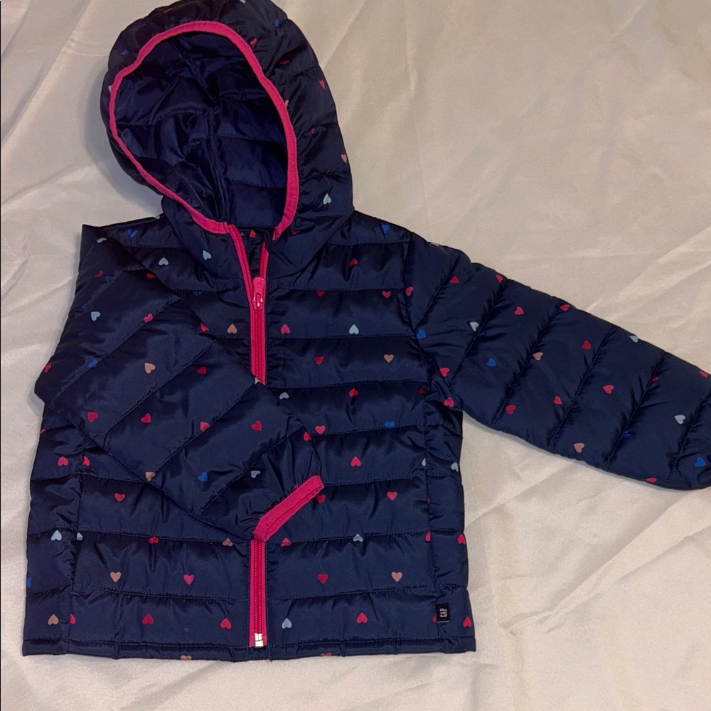 GAP Blue Jacket with Pink Accents